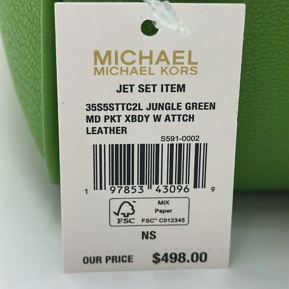 Michael Kors Jet Set Leather Medium
Crossbody Bag with Case for Apple
Airpods Pr - Picture 16 of 16